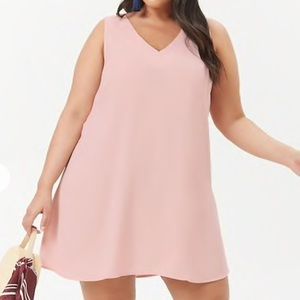 Plus Size Sleeveless Crepe Shift Dress NWT